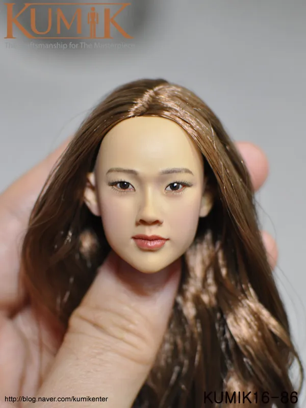 KUMIK KM KM16 1/6 Female Soldier Actress Korean Long Hair