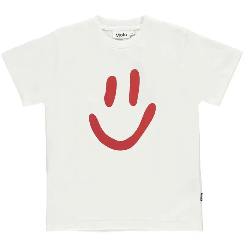 Boys Clothes Molo Brand New Summer Sale Cartoon Kids T-shirts Short Sleeve Cute Tops Cotton Toddler Girls Tee Children Outwear 5