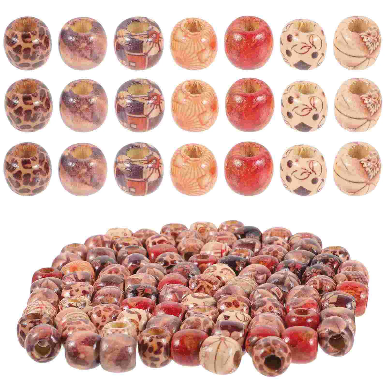 

Dreadlock Beads Hair Beads 100Pcs Braids Hair Beads Rings Diy Jewlry Making Loose Spacer Beads Dreadlock Braids Accessories