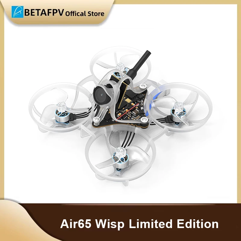 Drone FPV Micro Air65 prêt à voler, avec 5 batteries, cadre 65mm léger et performances pour pilotes exigeants.