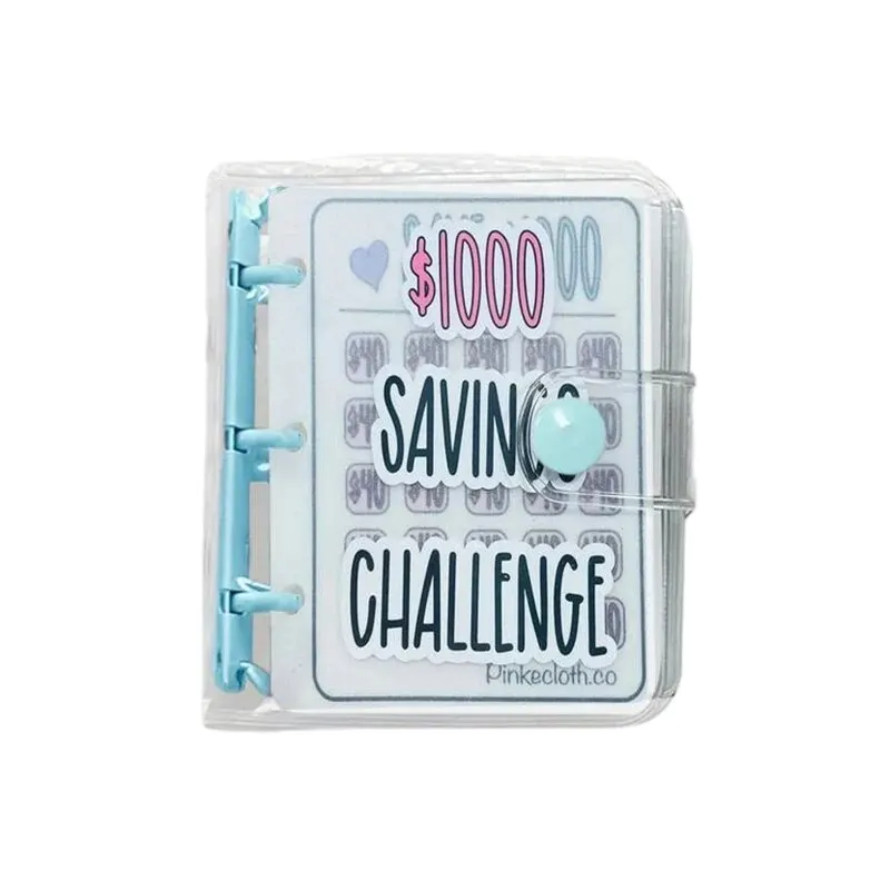 Ultimate Savings Challenge Binder with Durable Glossy Envelopes - Perfect Christmas Money-Saving Gift