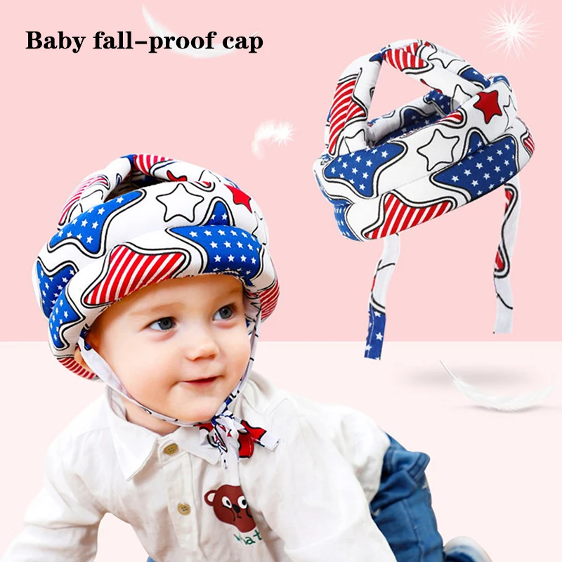 Soft Baby Head Pillow Protection Cushion Toddler Pillow Cartoon Image 360 Degree Protection Breathable Rebound Anti-fall