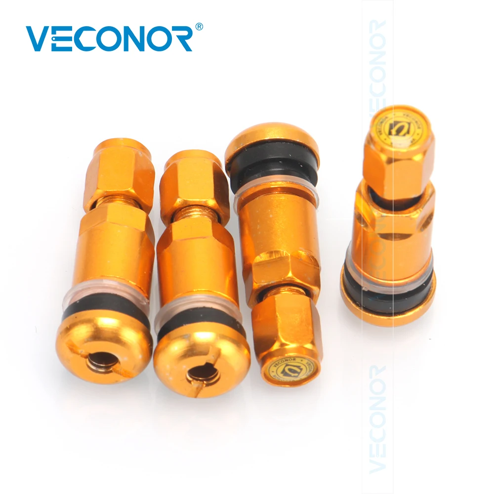 4 개 세트 TR525 tubless 타이어 밸브 줄기 아연 합금 코어 알루미늄 타이어 밸브 휠 액세서리