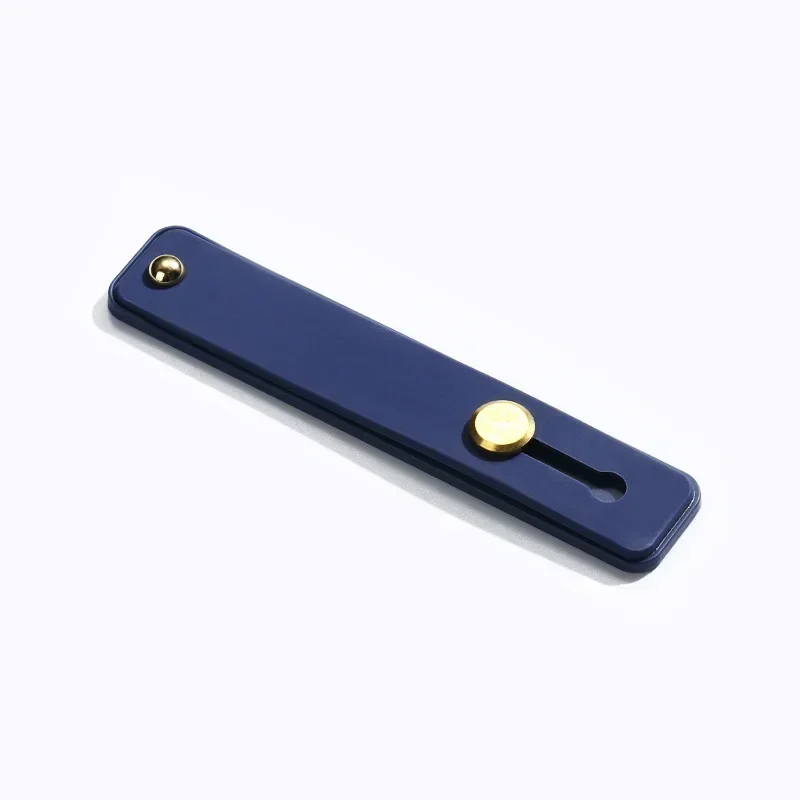 Adjustable Silicone Wrist Band Phone Holder with Push-Pull Grip & Desktop Stand