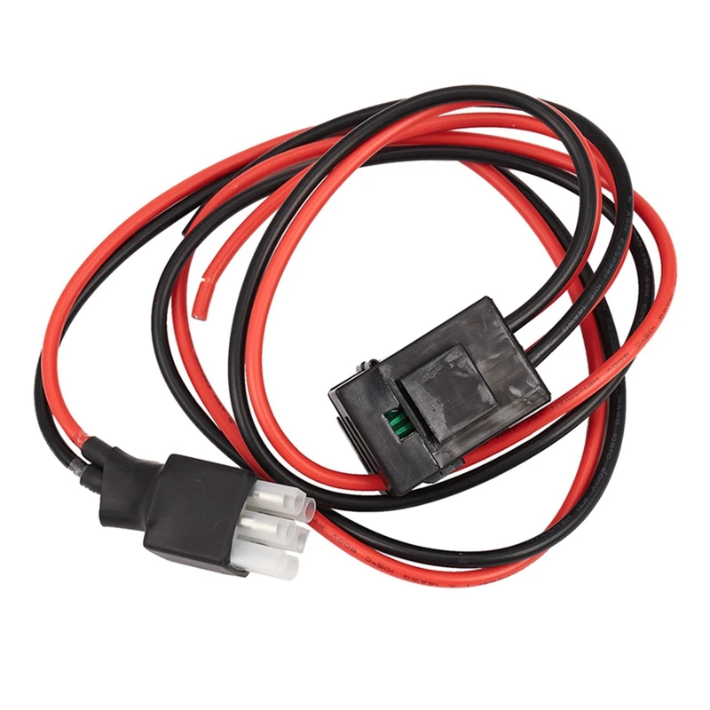 

4X 30A 1M Fuse 6 PIN Short Wave Power Supply Cord Cable For Yaesu FT-857D FT-897D