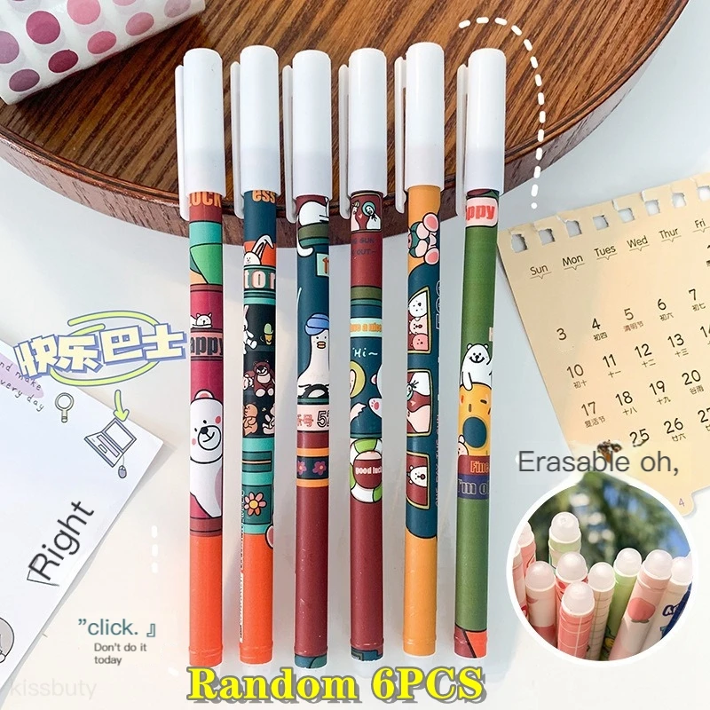 YHUIKXIN 8 Pcs Stylos à Encre Gel Effaçable, Kawaii Stylo