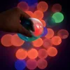 1-4Pcs Luminous Balls High Bounce Glowing Ball Sticky Wall Home Party Decor Kids Adult Gift Anxiety Stress Relieve Toy 4.5cm/6cm 4