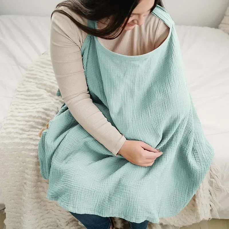 Baby Breastfeeding Accessories Cotton Mother Cape Blanket Nursing Apron Carseat Stoller Cover Lactation Maternity Clothes For