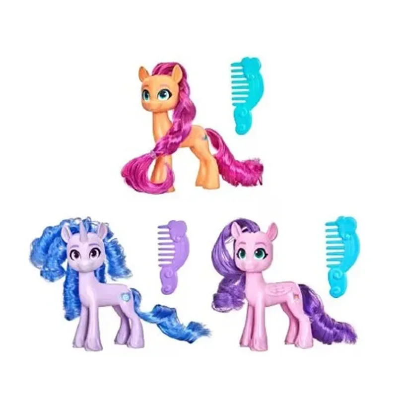 Novità My Little Pony New Generation Action Figure Collection Hitch Trailblazer Izzy Moonbow Zipp Storm Pipp Petals Doll Toy
