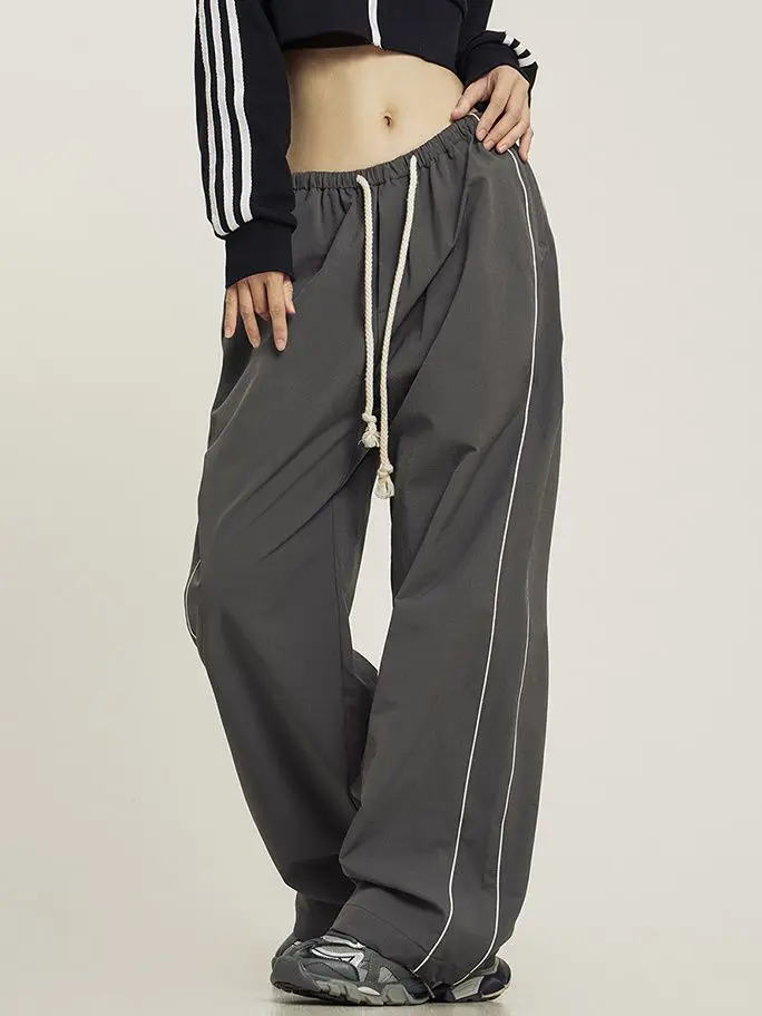 

Y2k Women Casual Baggy Pants Hip Hop Joggers Oversized Sports Wide Leg Pants Harajuku Streetpants High Waist Female Leg Trousers