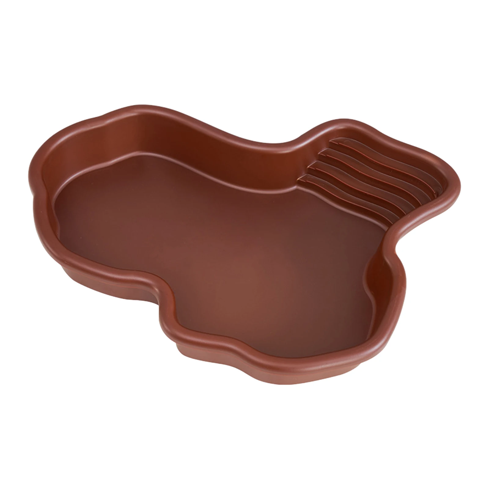 Reptile Bathing Pool Terrarium Bowl Feeding Plate Large Reptile Bowl Tortoise Water Dish for Hamster Bearded Dragon Gecko aquarium tank vivarium box
