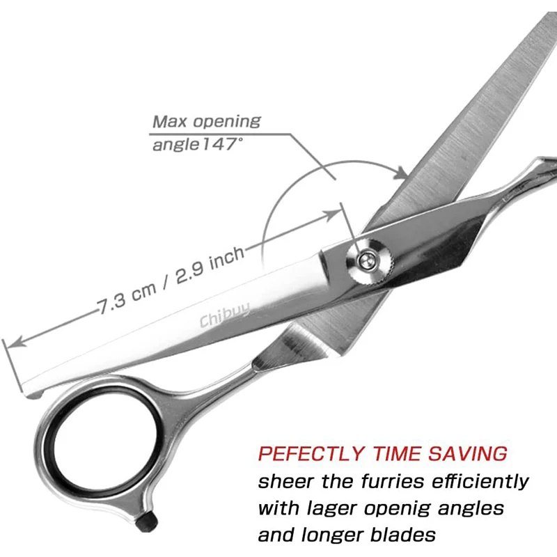 1PC Up Curved Pet Grooming Scissors Right And Left Hand Dog Grooming Hair Shears Professional Hairdressing Scissors dog grooming scissors hairdressing scissors