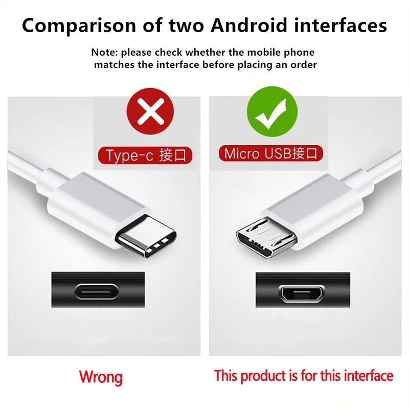 3A Micro USB Cable Fast Charging Wire Mobile Phone Line USB