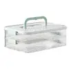 Cheese Container For Refrigerator Multi-layer Food Storage Boxes Removable Stackable Cheese Keeper Box Airtight Deli Holder 1