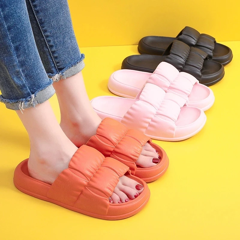 3.5 cm Platform Single Strap Women Slides - true deals club