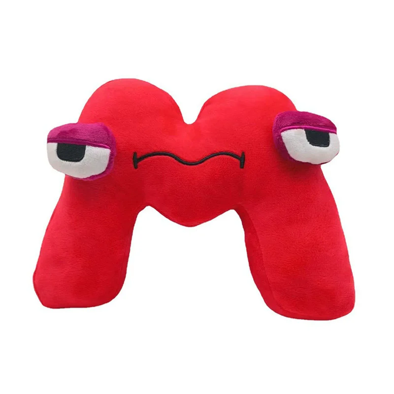 26 stücke Alphabet Lore Plüsch Englisch Brief Stofftier Plushie Puppe Spielzeug Geschenk Für Kinder Kinder Pädagogische Weihnachten Geschenke – Detail 3