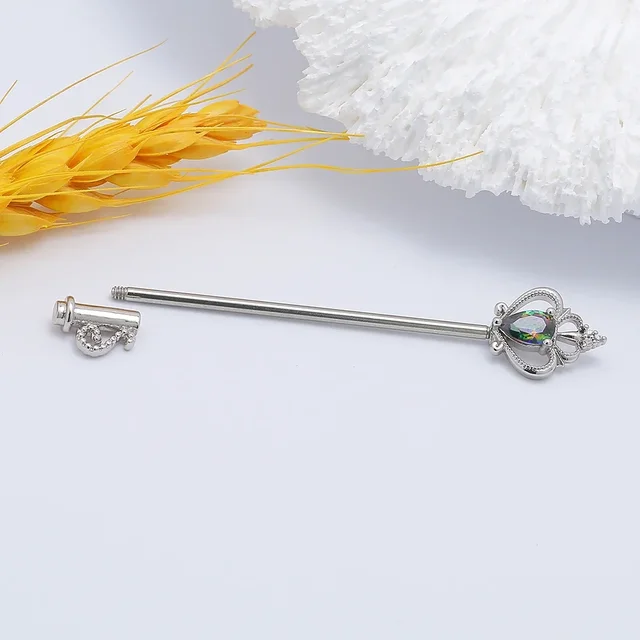 Set 7 Piercing Per Orecchio E Corpo Set Da 7 Piercing Per - Foto 3