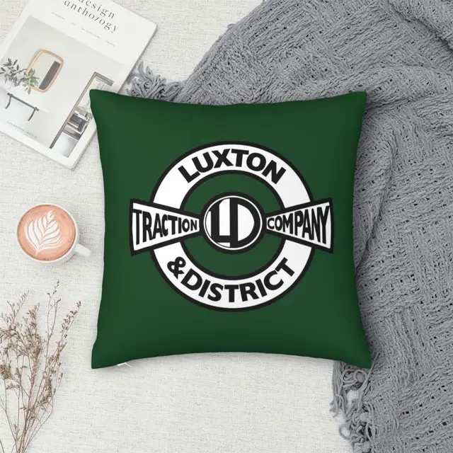 Artistic Luxton District Traction Company Logo Pillowcases