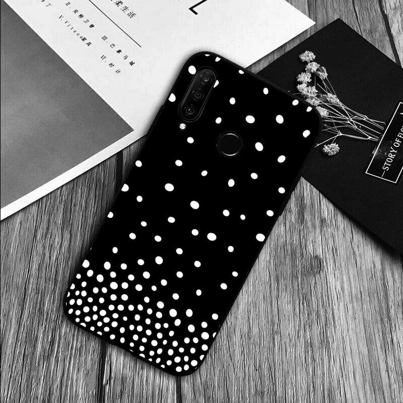 Black and White Polka Dot Phone Case