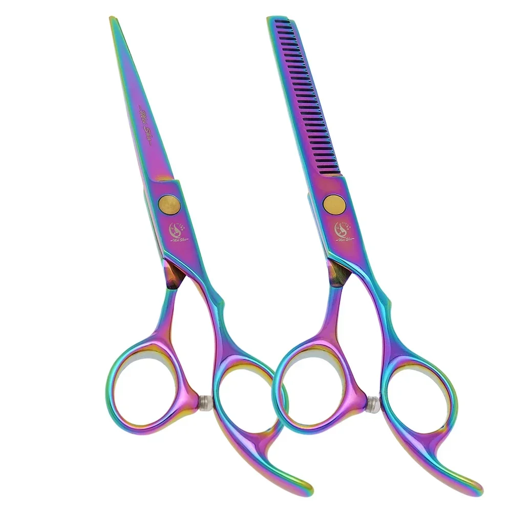 6,0" Professionelle Haarschere Friseurschere Friseur Effilierschere Japanischer Stahl Haarschneidemaschine A0031A – Detail 1