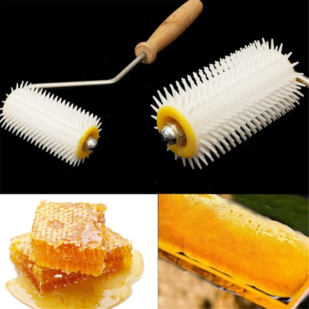 

Beekeeping Tool Plastic Uncapping Needle Roller Bee Honey Extracting Equipment