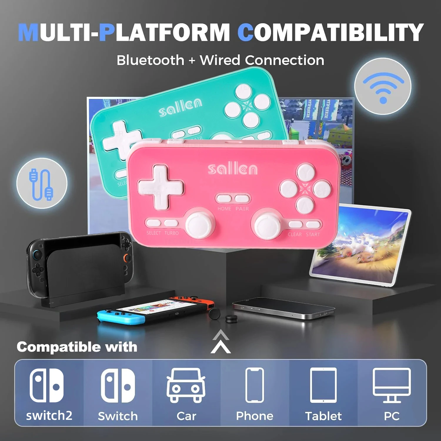 Q103 Wireless Game Controller Bluetooth-Compatible