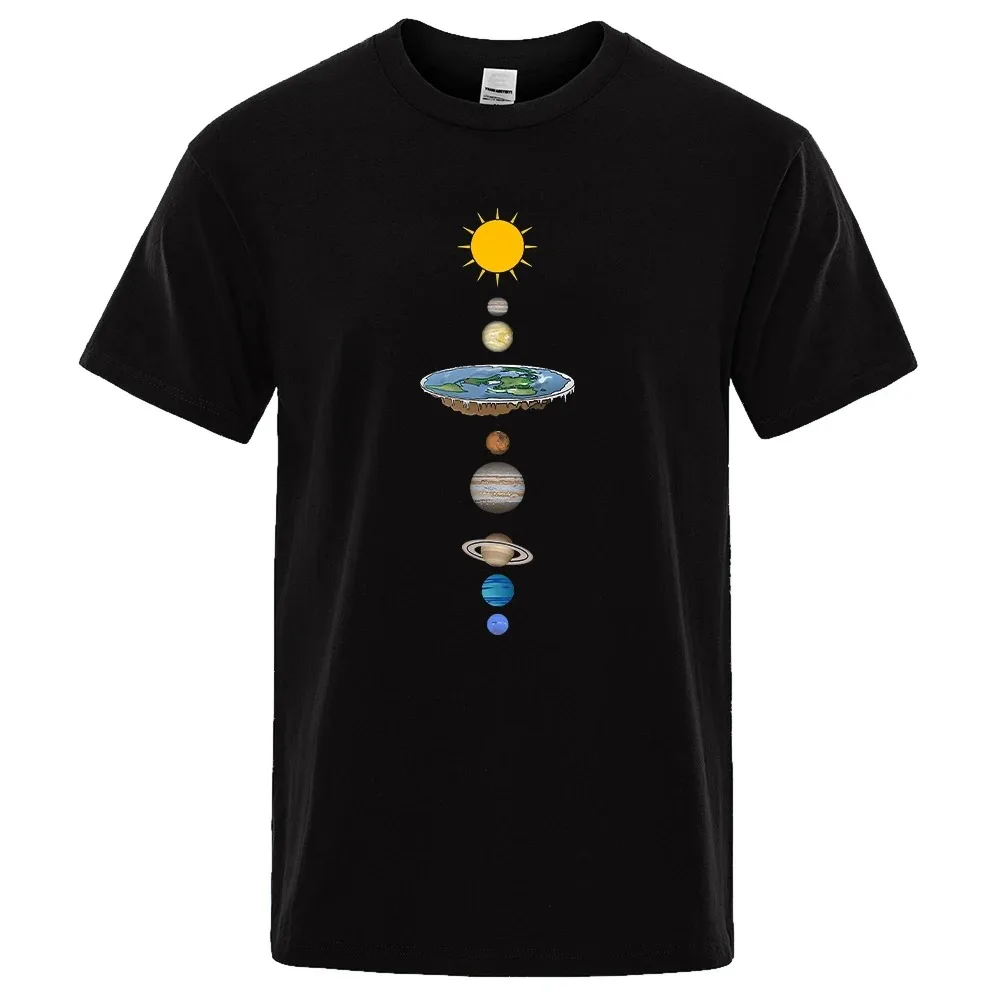 

Asteroid print short sleeve men's street casual T-shirt clothing Loose oversized T-shirt men's summer cotton top