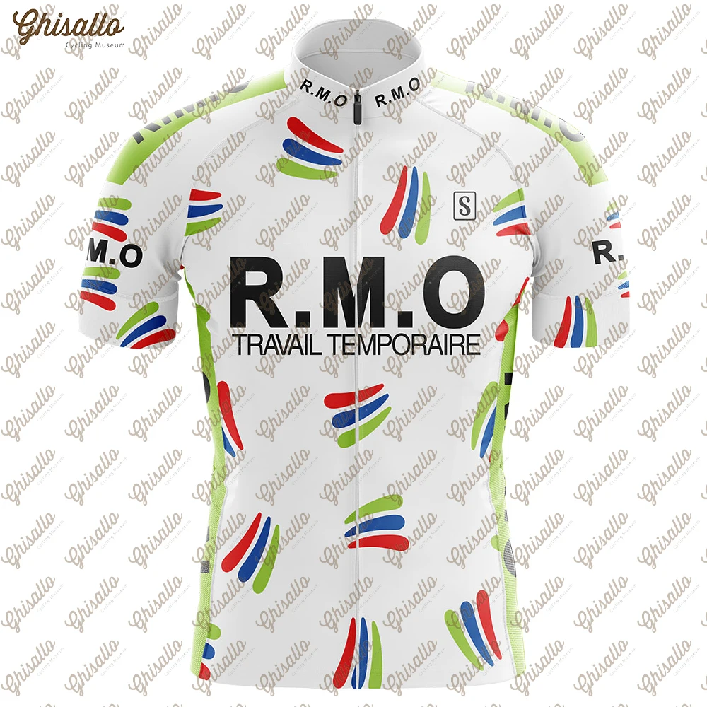 Retro Pro Team Cycling Jersey for Men, Short Sleeve, MTB Maillot