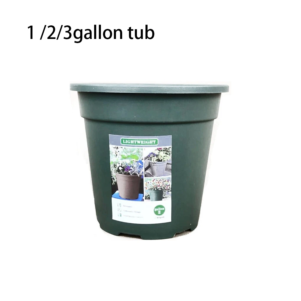 

Plant Flower Nursery Pot Garden Container Resin Home Office Decoration