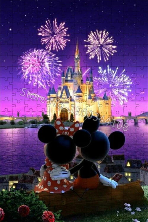 子供と大人のためのミッキーマウスとディズニーランドの城パズル,教育