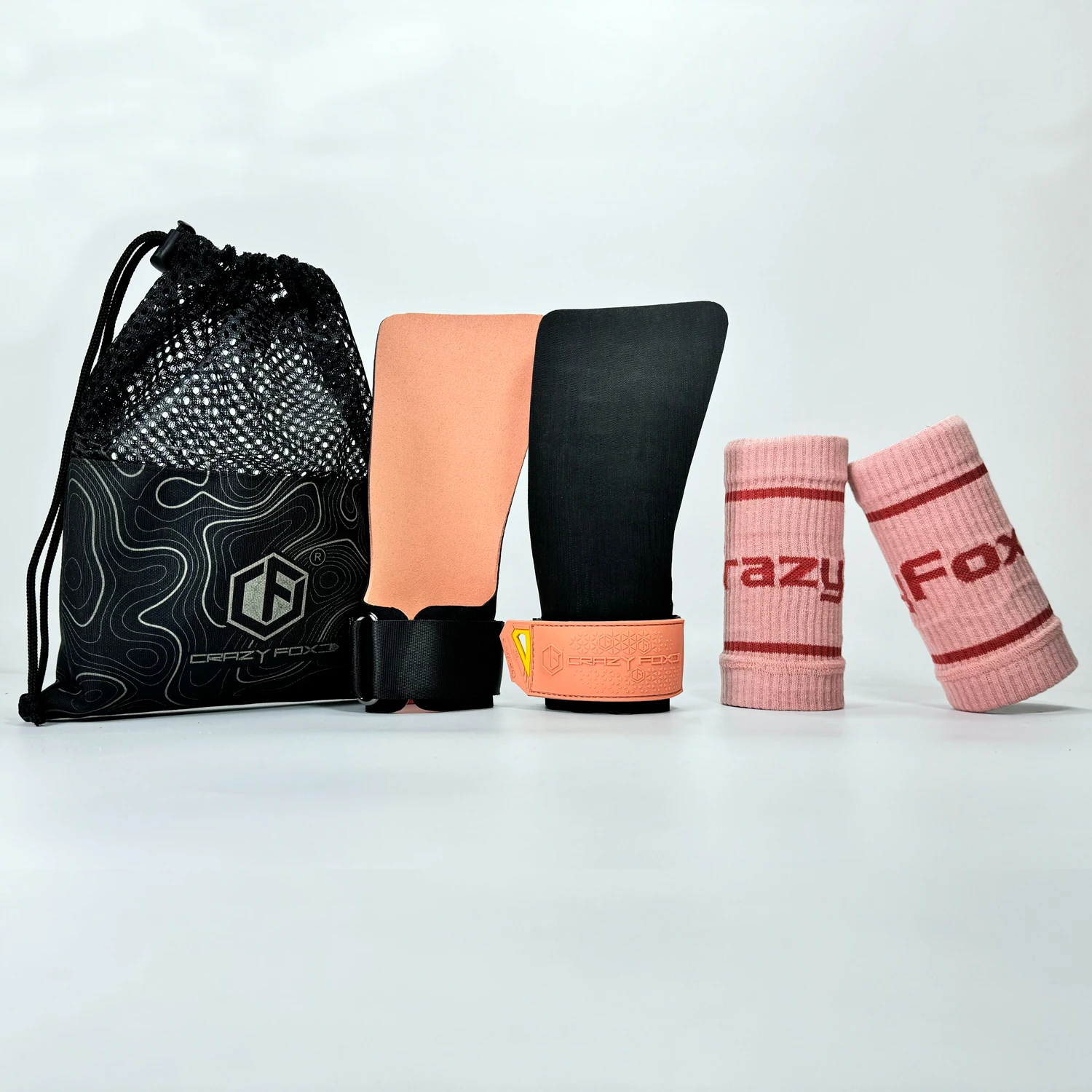 Crazy fox The Big Tree series uses the latest anti friction materials, providing a stronger grip and a pull up palm guard set