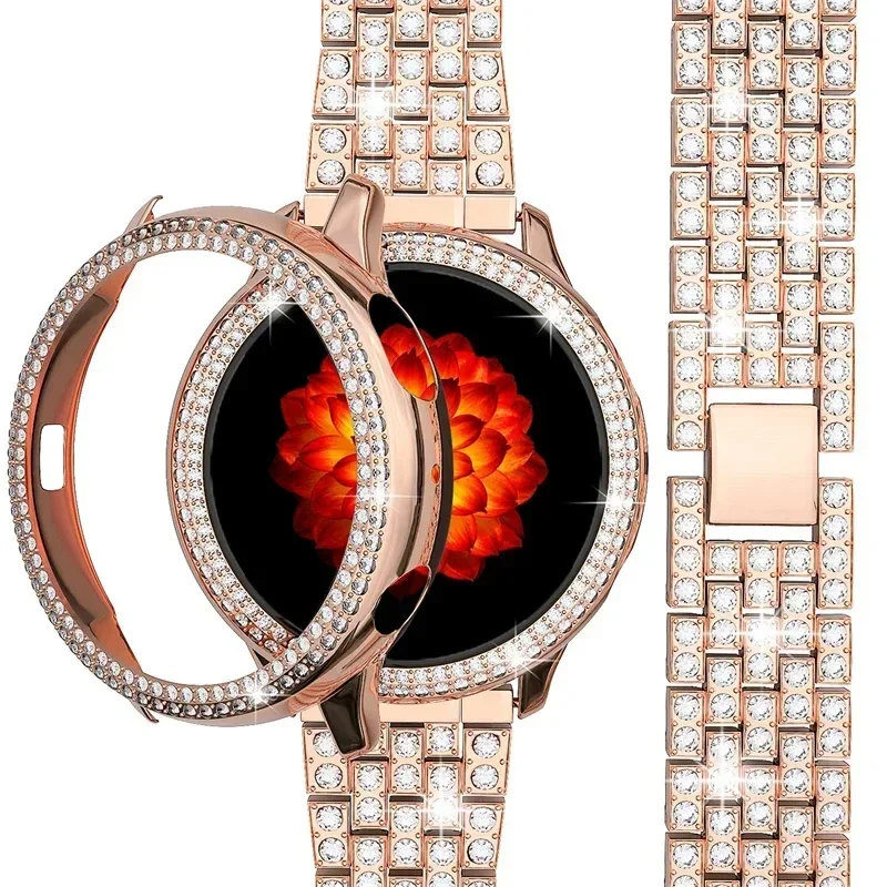 Elegant Diamond Metal Bracelet Strap Case Protector