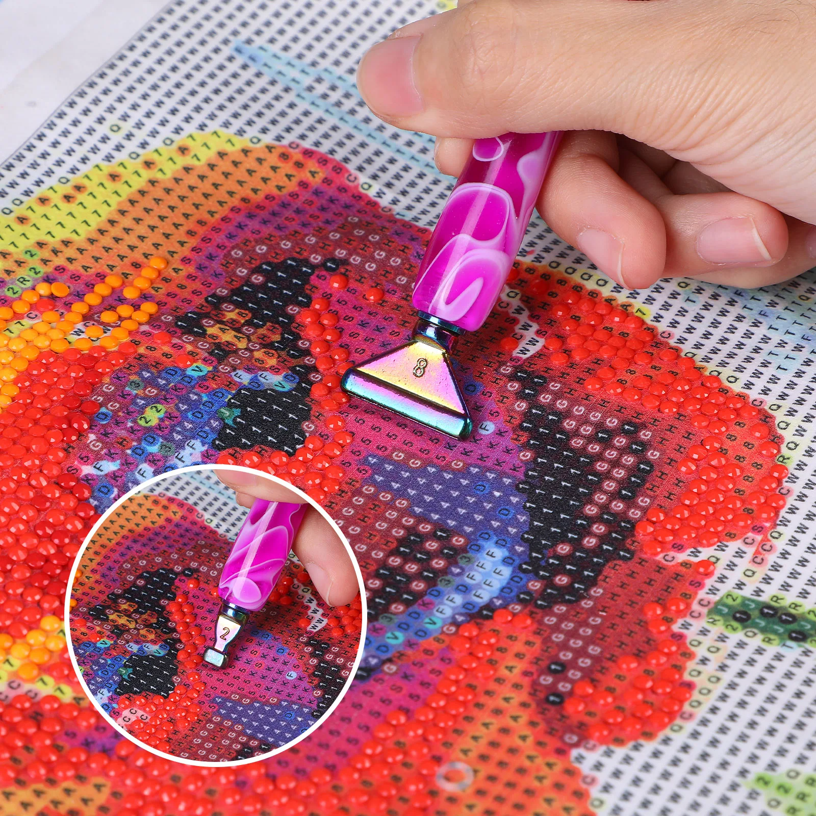Eco-friendly Resin Point Drill Pens 5D Resin Diamond Painting Pen Alloy  Replacement Pen Heads Embroidery DIY Craft Nail Art - AliExpress