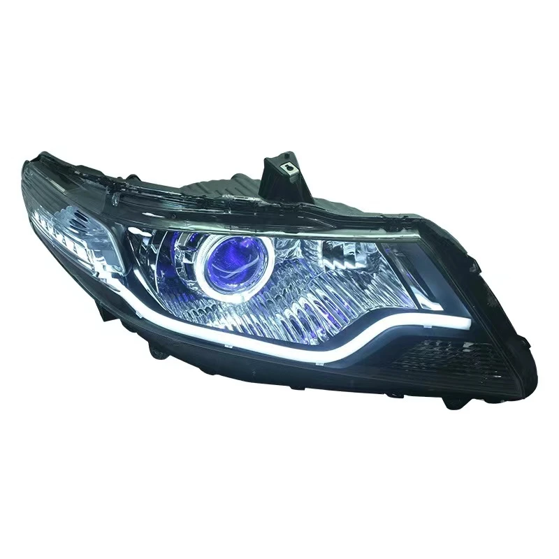 

For Honda CITY LED Headlight assembly DRL daytime running light lamp angel devil eye Car accessories