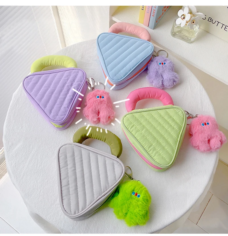 Bolsa de Armazenamento de Alto Bolsa de Armazenamento Bolsa de Cosméticos Macaron Multi-funcional Valor Portátil Ins Vento Viagem Simples Mini Pequeno Cor 1 Online shopping