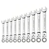 Shaking Head Ratchet Chrome Vanadium Steel Two-Way Event-Head Ratchet Wrench Quick Manual Dual-Purpose Ratchet Wrench Open Wrenc 1