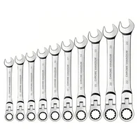Shaking Head Ratchet Chrome Vanadium Steel Two-Way Event-Head Ratchet Wrench Quick Manual Dual-Purpose Ratchet Wrench Open Wrenc 1