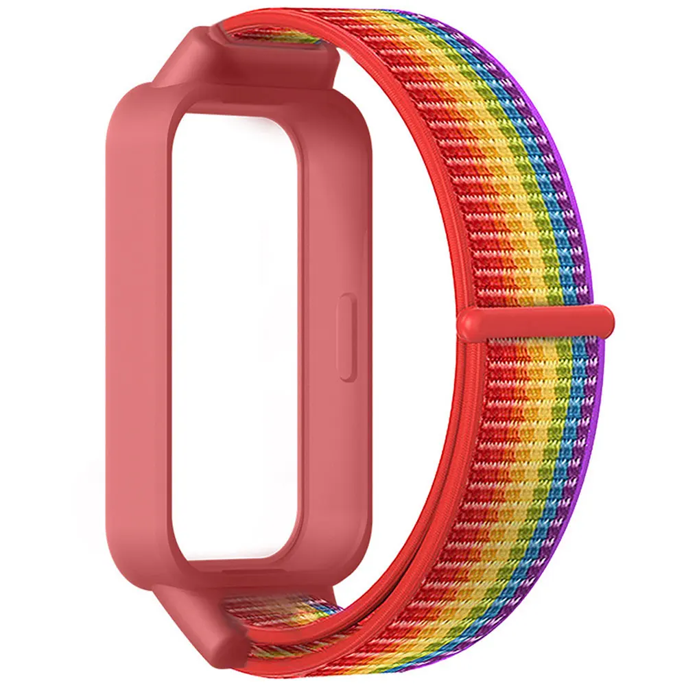 Nylon Strap and Case for Smart Watch - Sporty Replacement Wristband and Bracelet Cover