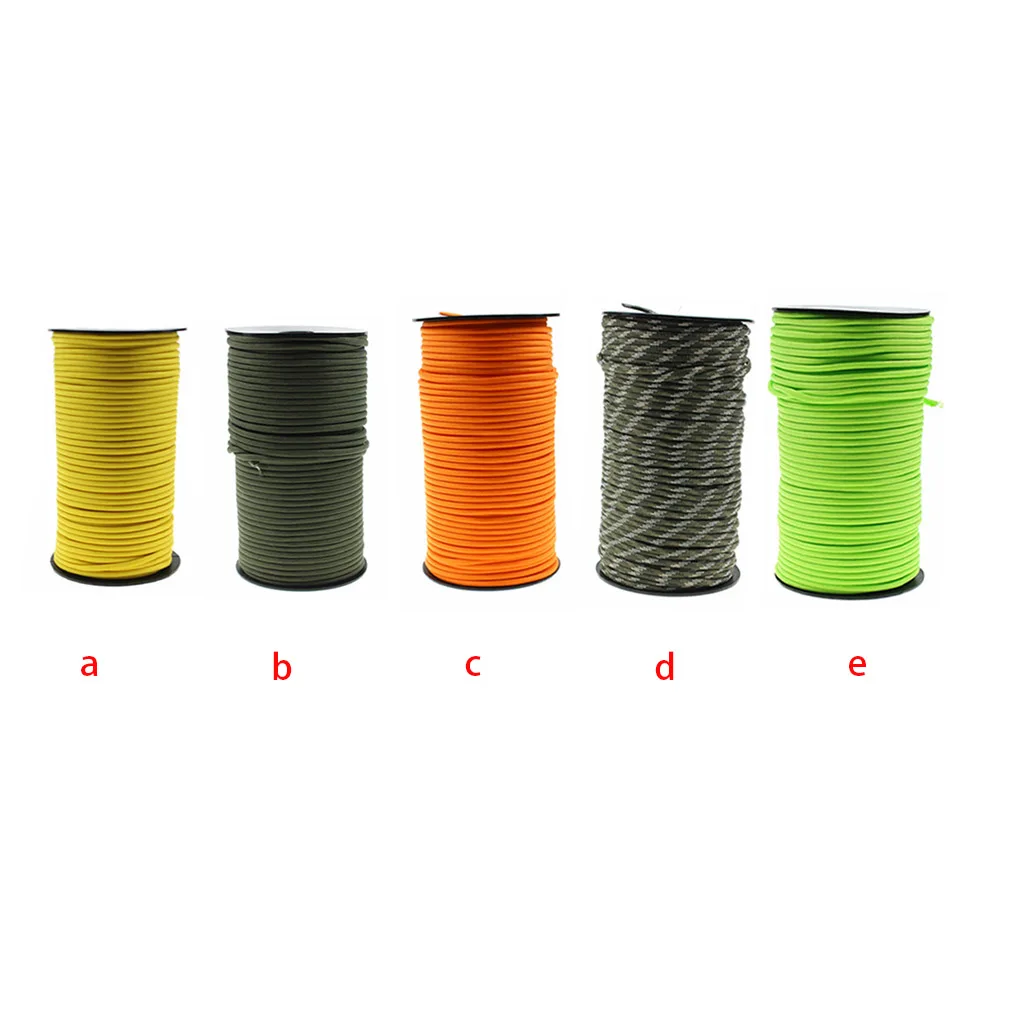 

9-core Parachute Rope Outdoor Camping Survival Tent Parachute Lanyard Wristband Collar DIY Cord Green