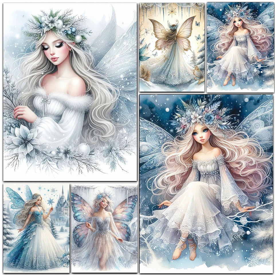 Diamond Painting – Reine Elfique Arc-en-Ciel - 90x110 cm