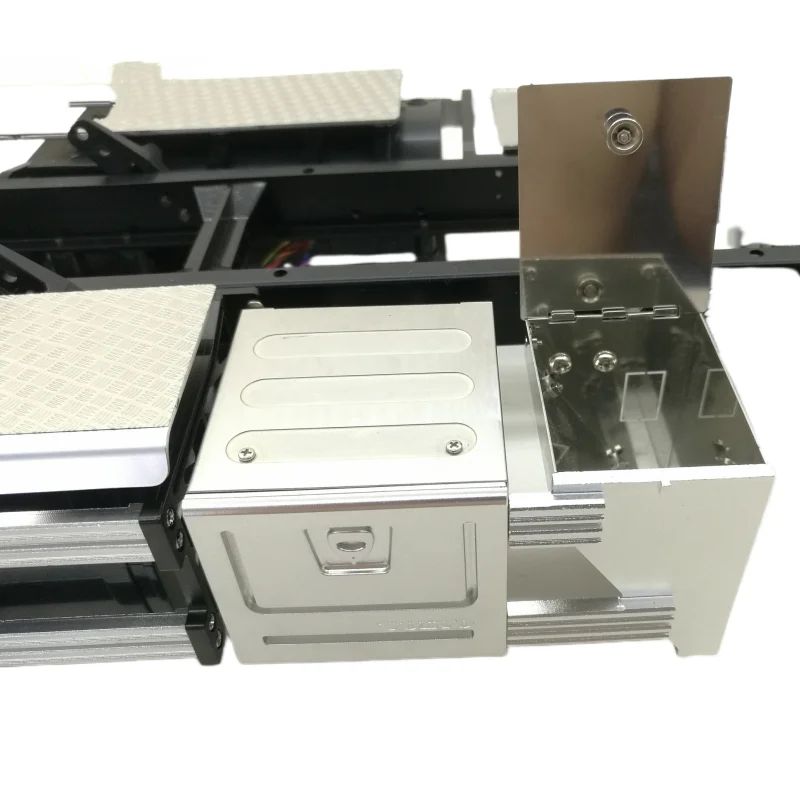 Scatola Dell'Attrezzatura Dell'Acciaio Inossidabile Per La Cassetta Degli Attrezzi Del Rimorchio Del Camion Di Tamiya 1/14 56360 Volvo Per La Parte Di