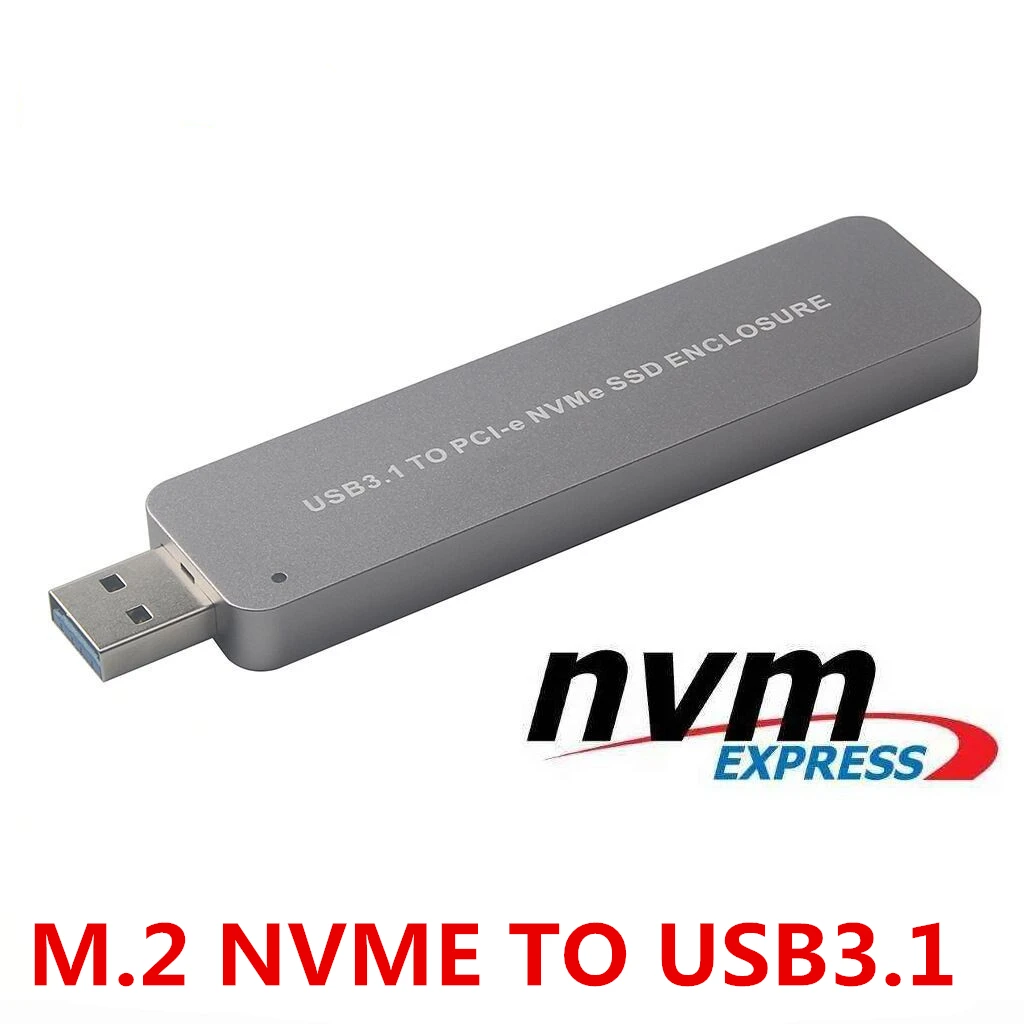 

Переходник Nvme на Usb, Usb 3,1 Gen, 10 Гбит/с, 2 м, 2 Pcie Ssd на карту типа A (без кабеля), Твердотельный накопитель Usb на M2 (ключ M),