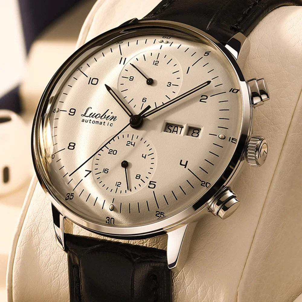 

Mens Fashion Mechanical Watches Business Automatic Wristwatch Stainless Steel Luminous Designer Clock Reojes De Hombre New 2023