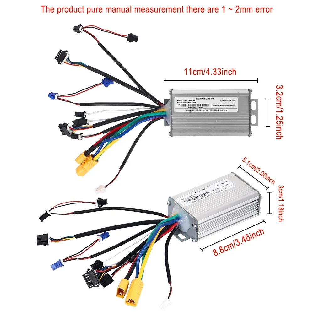 48V 20A Controller für KUGOO KuKirin G2 Pro Bürstenloser Gleichstrommotor 2024 Version Dashboard Elektroroller Hauptplatine Display-Messgerät – Detail 14