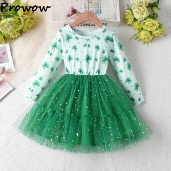 Girls' St. Patrick's Shamrock Dress 1