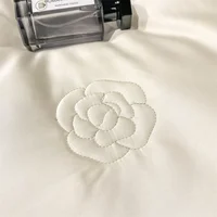 Couette brodée pour lit, couvre-lit, couverture soyeuse, literie de luxe, refroidissement par glace lisse, été, 100% lavable 5