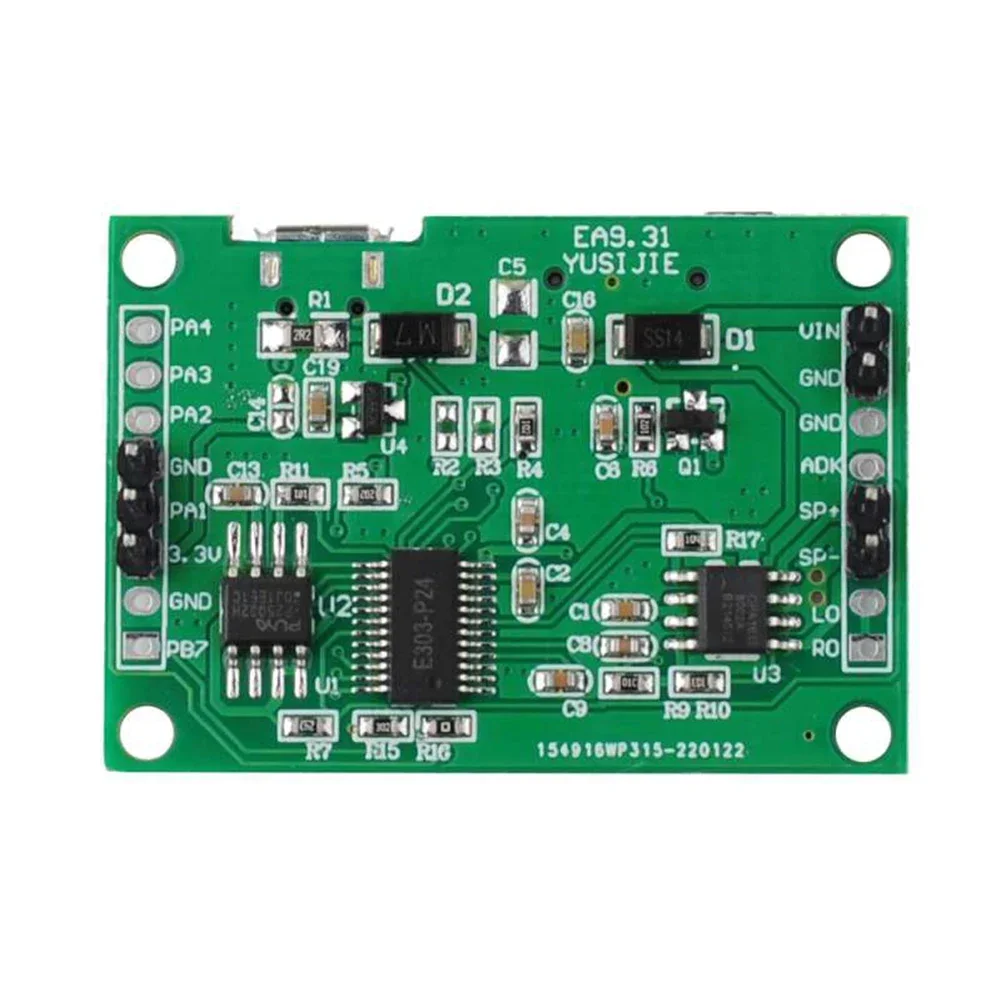 New MP3 Music Voice Playback Kit Sound Recording Module with PIR Infrared Sensor Support USB Download TF Card DIY Shop Welcomer 3