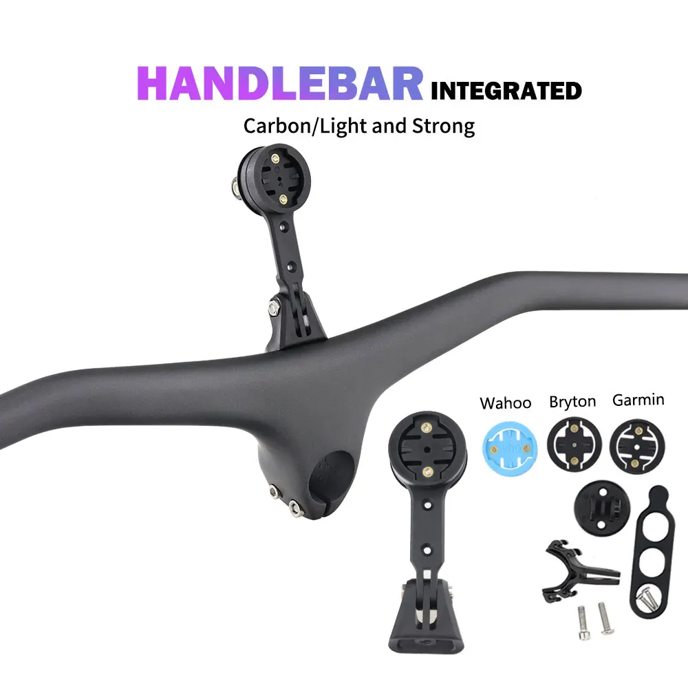 

2022Mtb Carbon Handlebars 28.6mm-10Degree Integrated Handlebar For Mountain Bike 600~780mm Stem 70/80/90/100/110mm Bicycle Parts