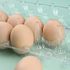 5Pcs Egg Cartons Clear Plastic Egg Holder Storage Container Egg Tray for Family Pasture,Refrigerator Storage,6 Grids 3