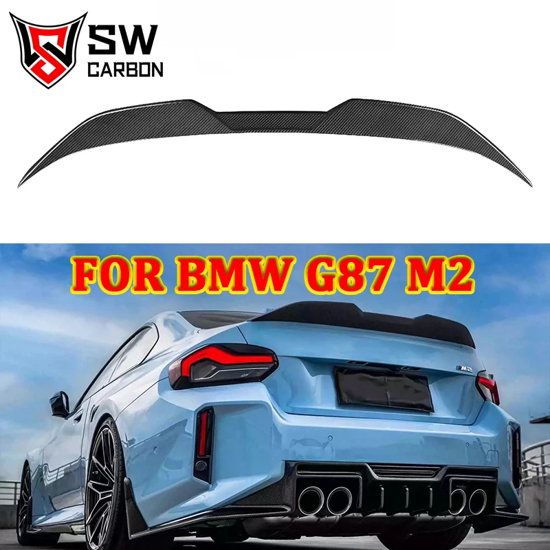 Fibra Di Carbonio Mp Style G87 M2 Ala Posteriore Per Bmw G87 M2 Coupe Car Spoiler Posteriore Tronco Splitter Diffusore Lip Body Kit
